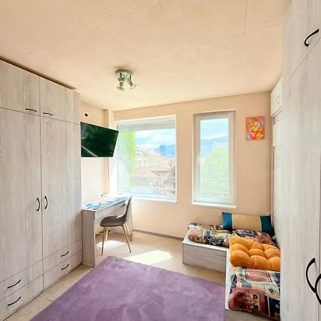 Sunny Cozy With King Bed, 2 Toilets, Fast Wifi, Walk To Center Apartmán